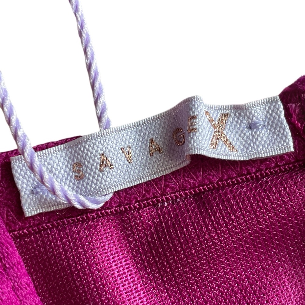 Savage x Fenty Velvet Vixen Corset in Purple Heat - S - Picture 5 of 8